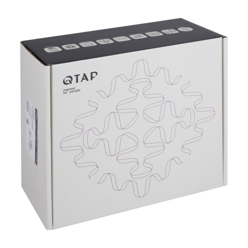 Змішувач для ванни Qtap Presto (з душовим гарнітуром) QTPRE259CRM45574 Chrome