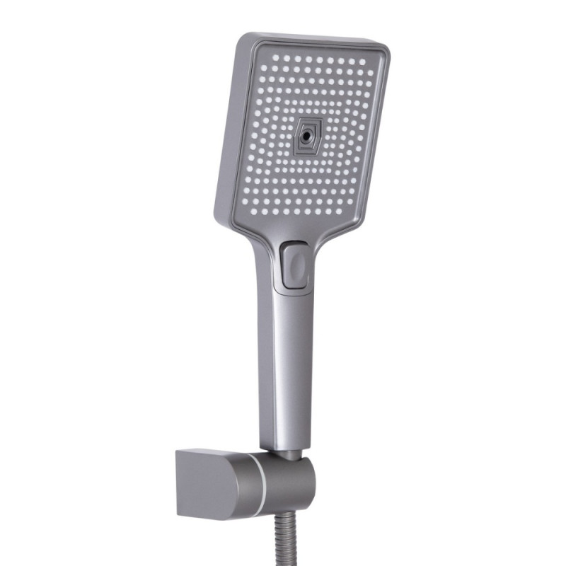 Змішувач для ванни Qtap Presto (з душовим гарнітуром) QTPRE259GRP45584 Graphite