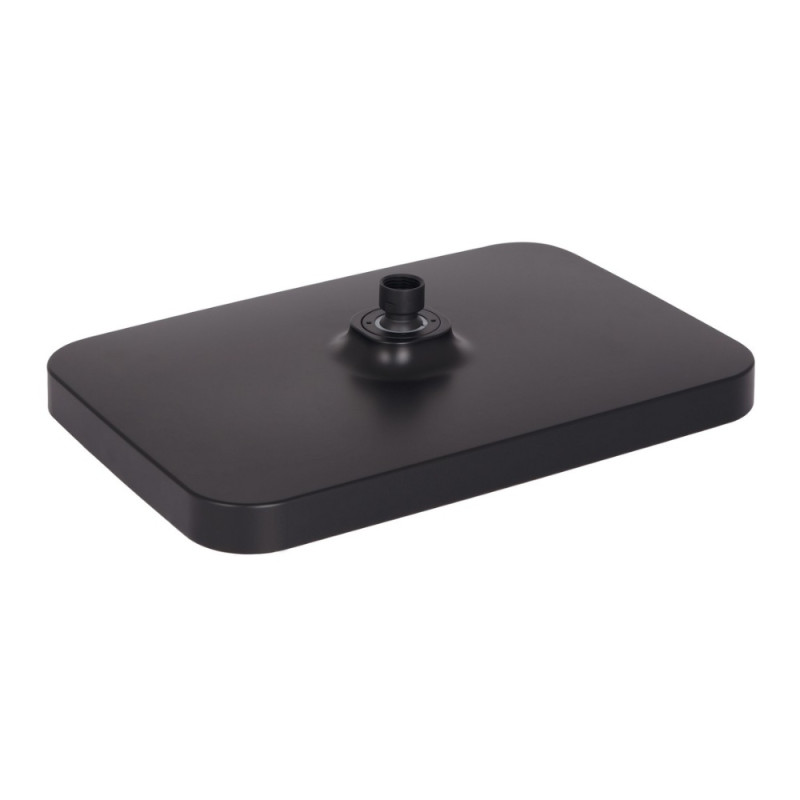 Лійка для верхнього душу Qtap Hlavova 330х220 мм прямокутна QTHLA107BLM45945 Black Matt