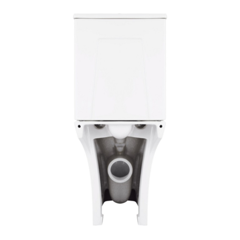 Унітаз-компакт Qtap Presto Quadro безободковий з сидінням Soft-close QT24221215AW