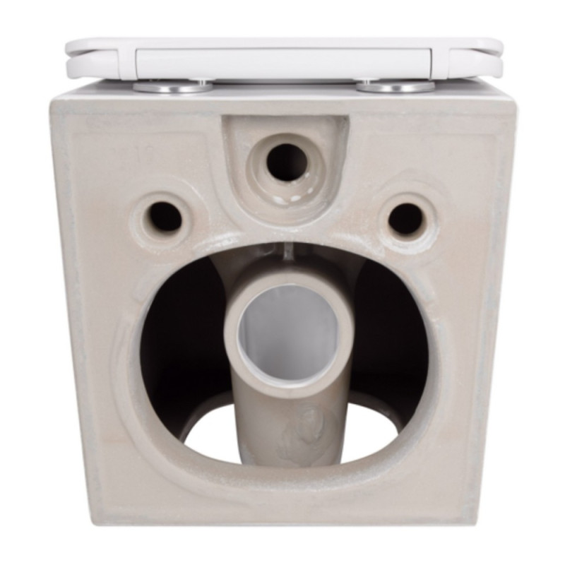 Унітаз підвісний Qtap Tern Ultra Quiet безобідковий з сидінням Soft-close WHITE QT17332303AW
