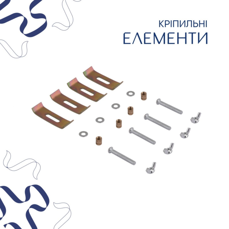 Комплект Qtap Stork: Раковина врезная прямоугольная 535x365x190 мм White + Донный клапан PU02O