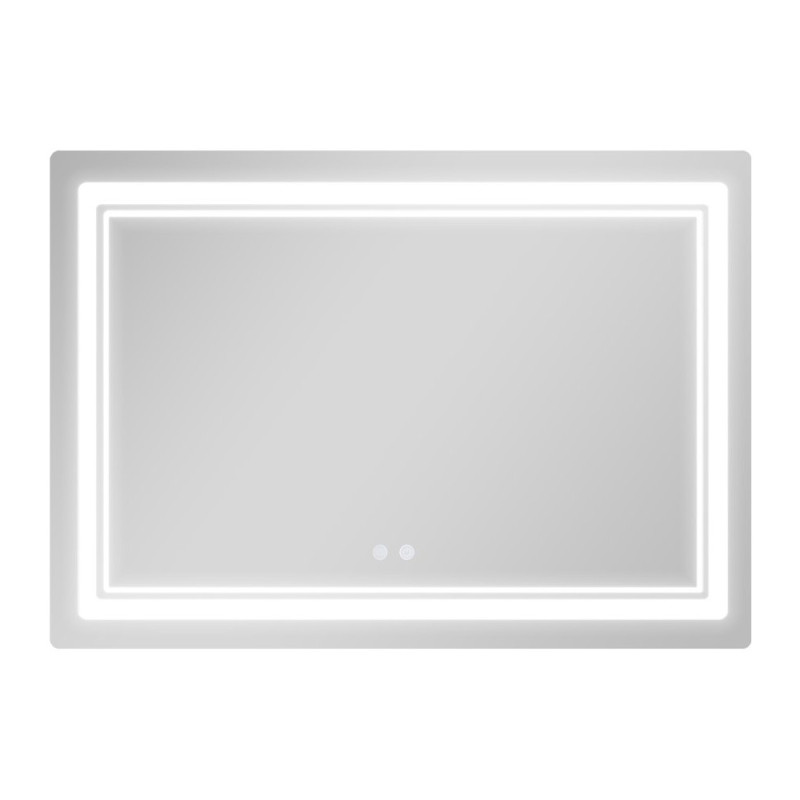 Дзеркало Qtap Cardinal (CA2) 1200х800 з LED-підсвічуванням Touch, з антизапотіванням, з димером, рег. темп. кольору (3000-6500K) QT0478C1208048454