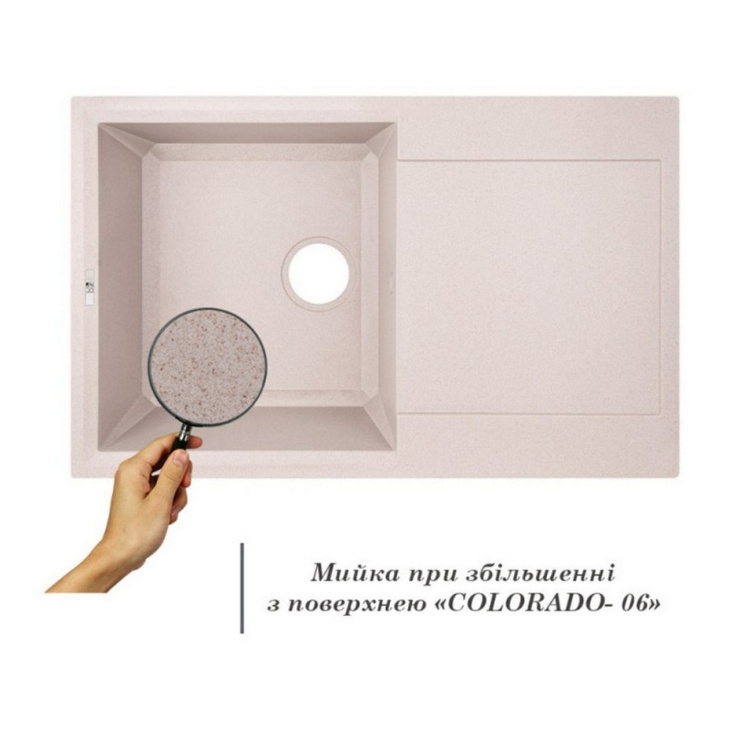 Кухонная мойка Lidz 790x495/230 COL-06 (LIDZCOL06790495230)