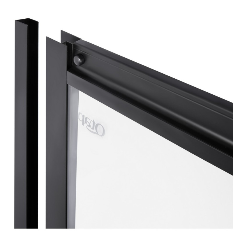 Душова кабіна Qtap Pisces BLA107-9SC5 75-90x75-90 см, скло Clear 5 мм без піддона