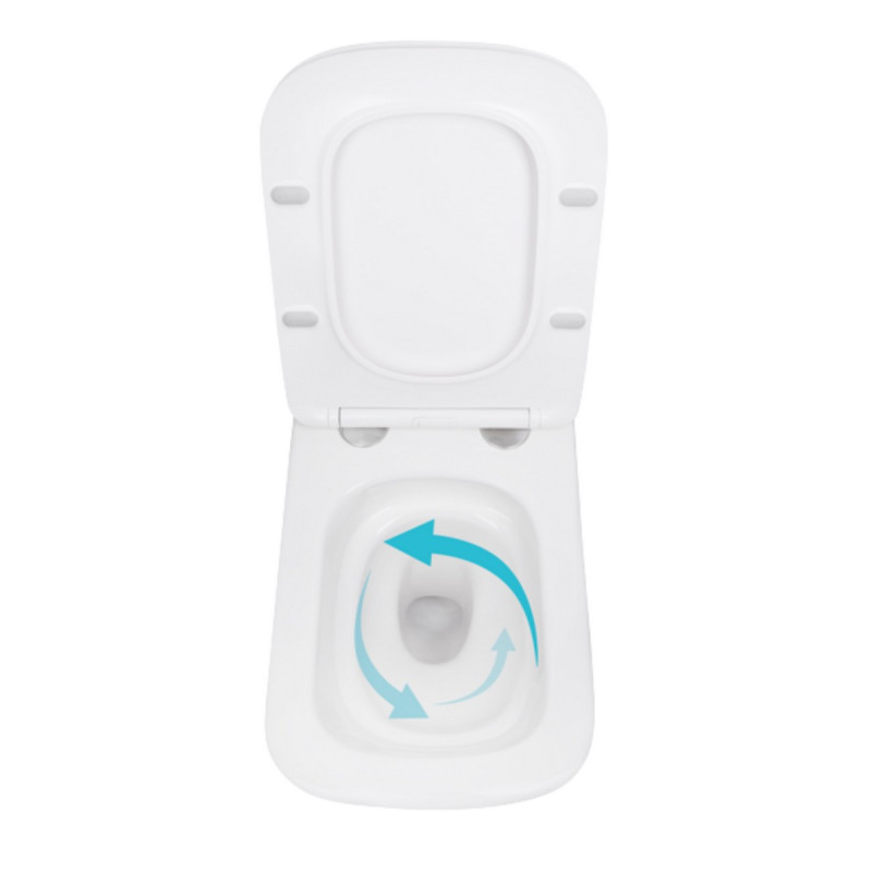 Унитаз подвесной Qtap Tern с сиденьем  Soft-close QT17332303ASW