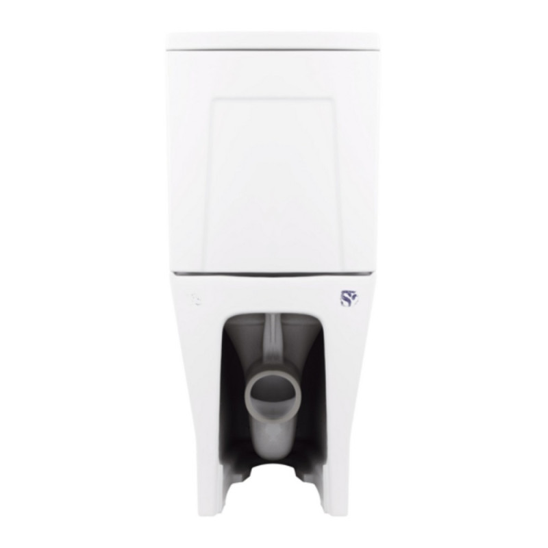 Унитаз-компакт Qtap Cardinal Ultra Quiet безободковый с сиденьем Soft-close QT04222168AUQ3W