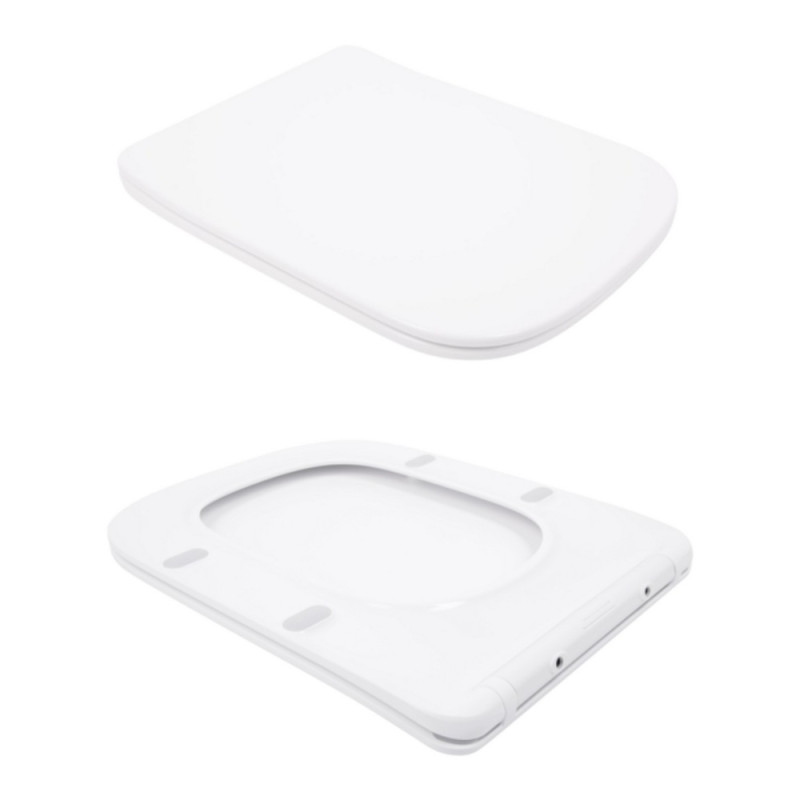 Унітаз підвісний Qtap Tern Ultra Quiet безобідковий з сидінням Soft-close WHITE QT17332303AW