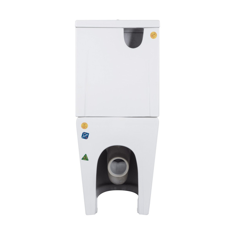 Унітаз підлоговий Qtap Swan Ultra Quiet з сидінням Soft-close 640x360x835 мм QT16222182TW White