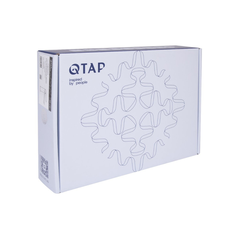 Змішувач для раковини низький Qtap Capricorn, Chrome (k26) QTCAP1060102C48219