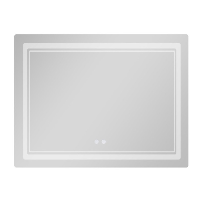 Дзеркало Qtap Cardinal (CA2) 1000х800 з LED-підсвічуванням Touch, з антизапотіванням, з димером, рег. темп. кольору (3000-6500K) QT0478C1008048455