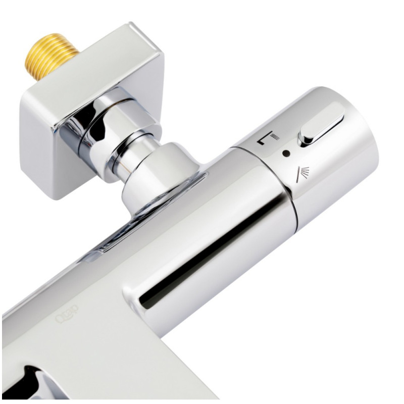Змішувач для ванни Qtap Votice термостатичний QVTC30T105GC Chrome
