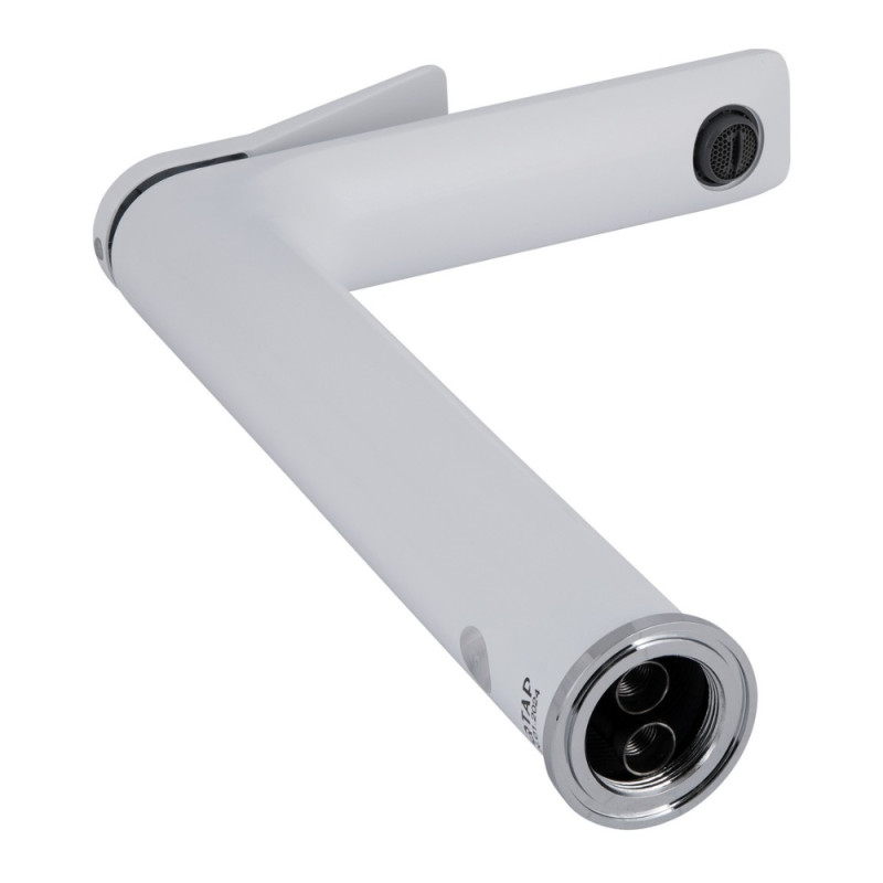 Змішувач для раковини Qtap Presto високий QTPRE269CRW45577 Chrome/White