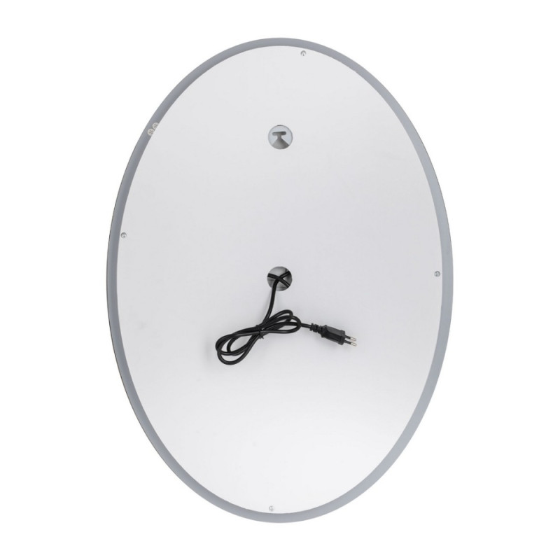 Зеркало Qtap Mideya 500х700 с LED-подсветкой Touch, с антизапотеванием, диммером, рег. яркости QT2078NCR5070W