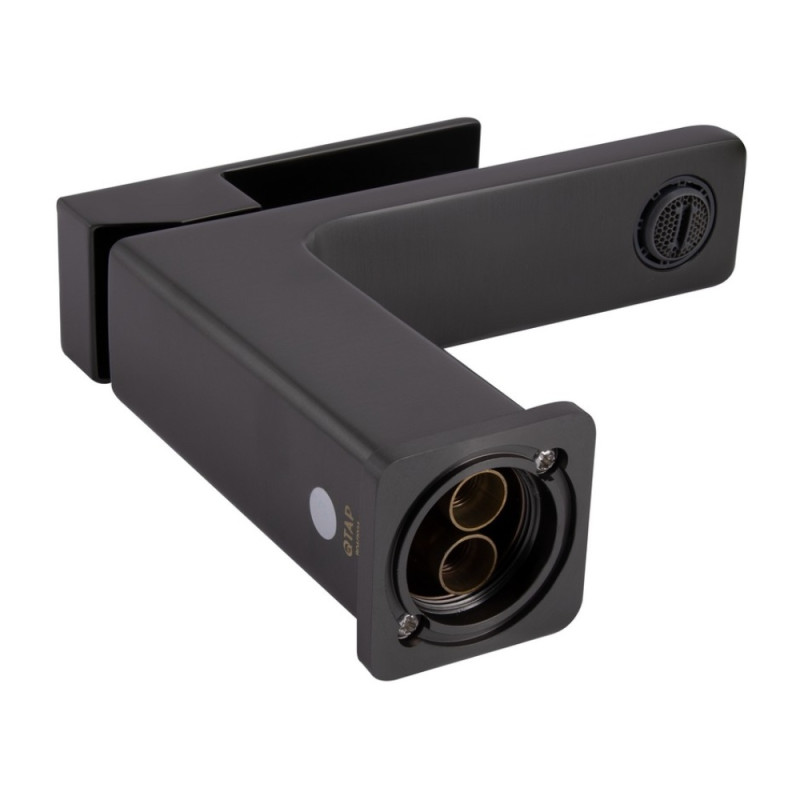 Змішувач для раковини Qtap Gemini QTGEM270GMB45676 Gunmetal Black PVD