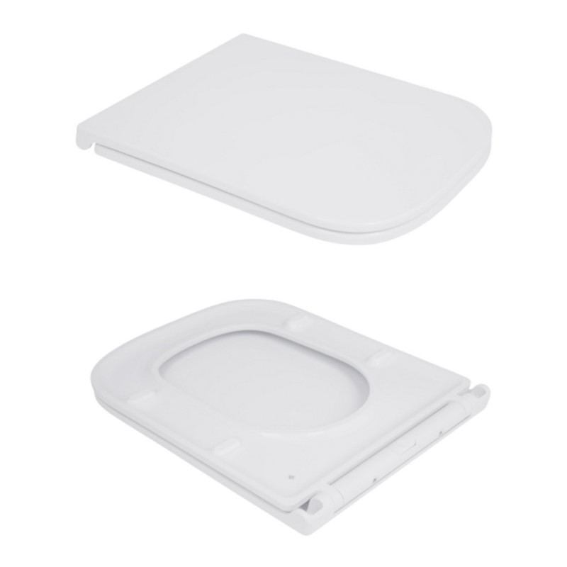 Унитаз-компакт Qtap Cardinal Ultra Quiet безободковый с сиденьем Soft-close QT04222168AUQ3W