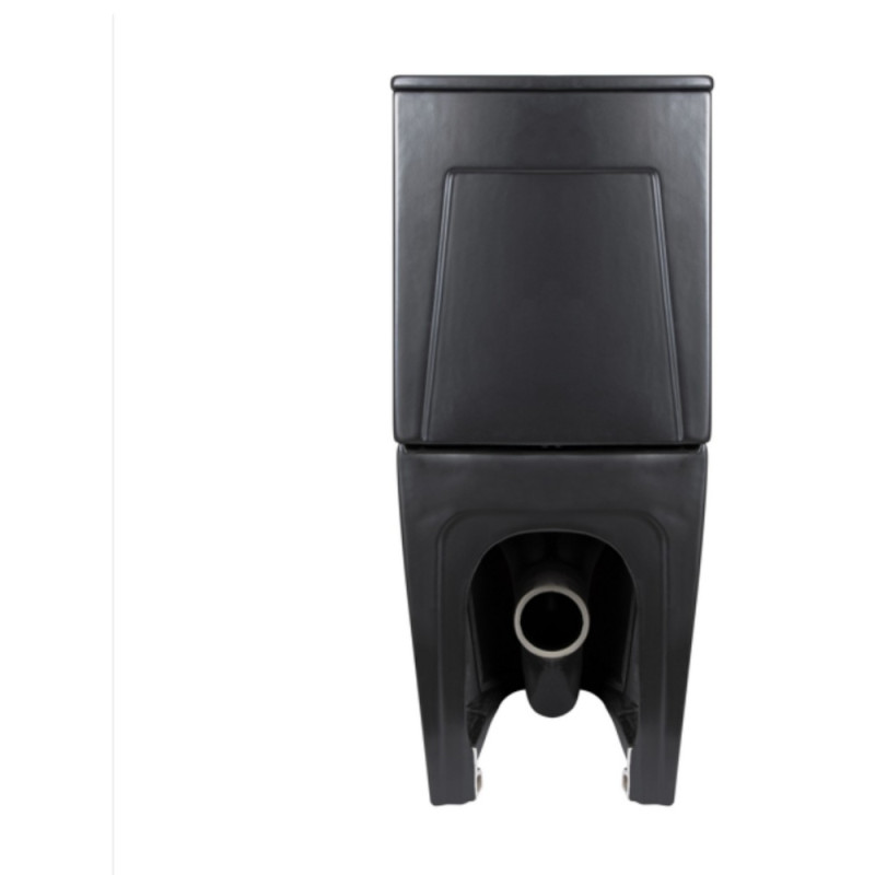 Унітаз підлоговий Qtap Scorpio Ultra Quiet безобідковий з сидінням Soft-close MATT BLACK QT14226088AMB