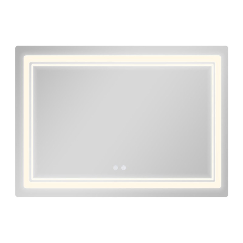 Дзеркало Qtap Cardinal (CA2) 1200х800 з LED-підсвічуванням Touch, з антизапотіванням, з димером, рег. темп. кольору (3000-6500K) QT0478C1208048454