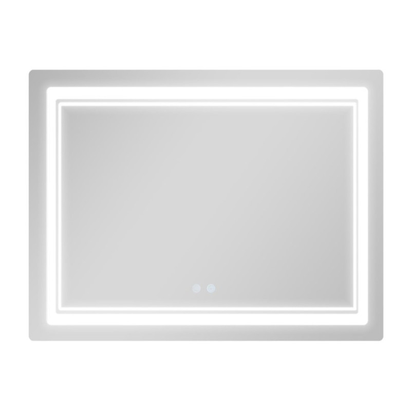 Дзеркало Qtap Cardinal (CA2) 1000х800 з LED-підсвічуванням Touch, з антизапотіванням, з димером, рег. темп. кольору (3000-6500K) QT0478C1008048455