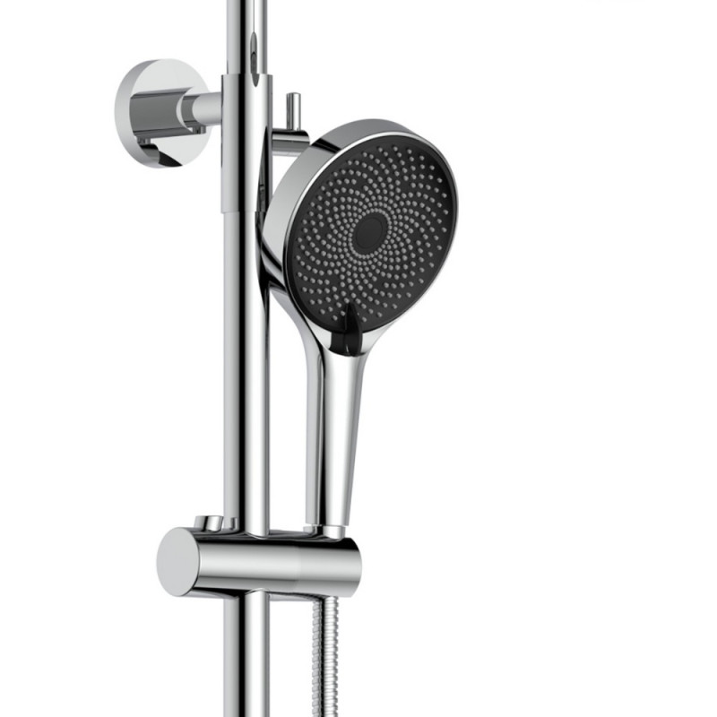 Душова система універсальна Qtap Sloup на два споживача QT57103OC Chrome