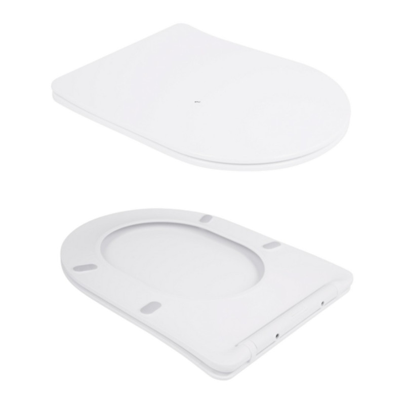 Унітаз підвісний Qtap Scorpio безободковий Ultra Quiet з сидінням Soft-close QT14332380AW