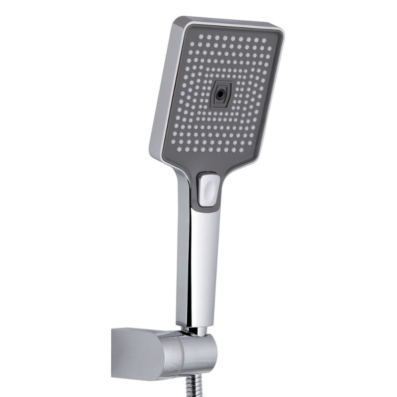 Змішувач для ванни Qtap Aries (з душовим гарнітуром) QTARI259CRM45559 Chrome