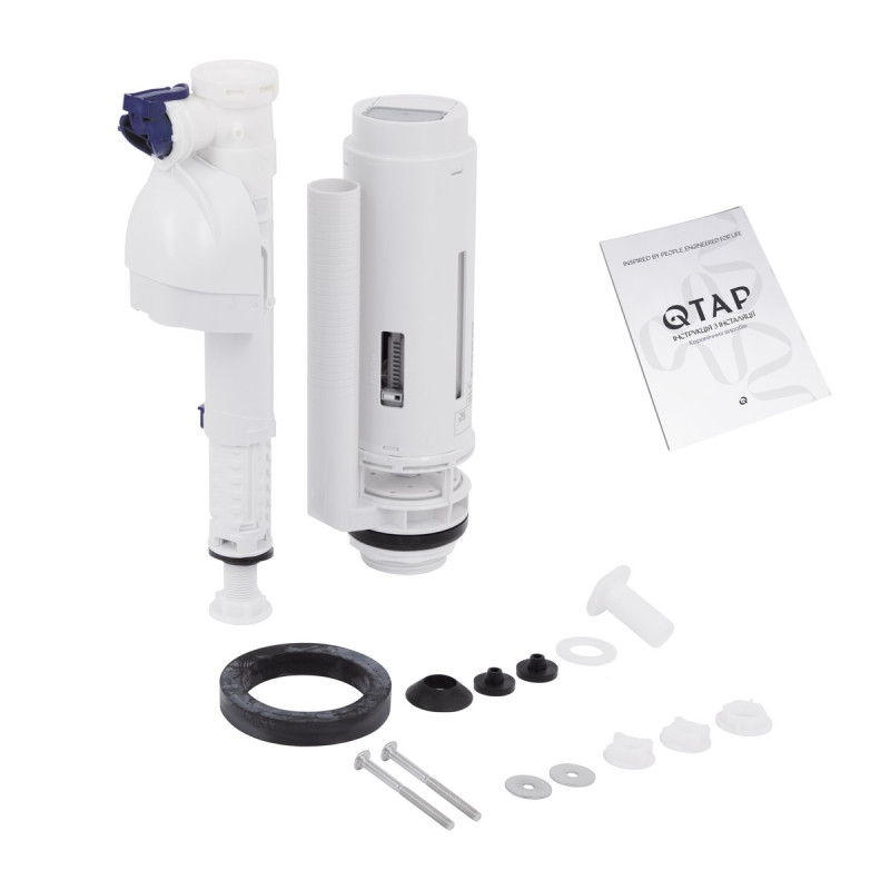 Унитаз напольный Qtap Swan Ultra Quiet с сидением Soft-close 640x360x835 мм QT16222182TW White