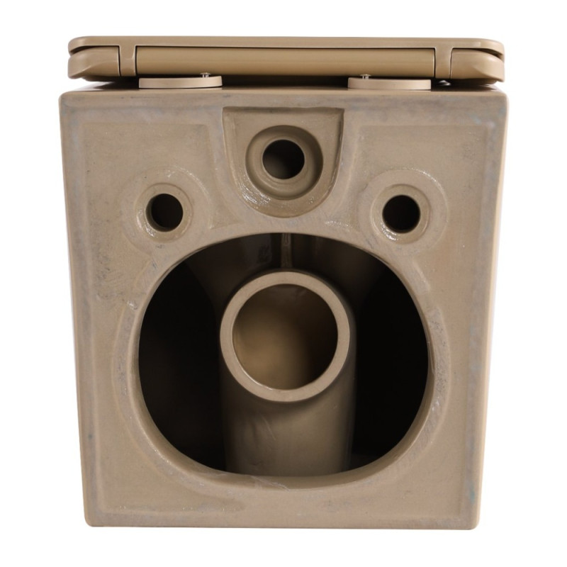 Унитаз подвесной Tern Ultra Quiet 490×365×325 мм, Beige, с сиденьем Slim Duroplast / Soft-close / Quick Release QT17332303ASSB Qtap
