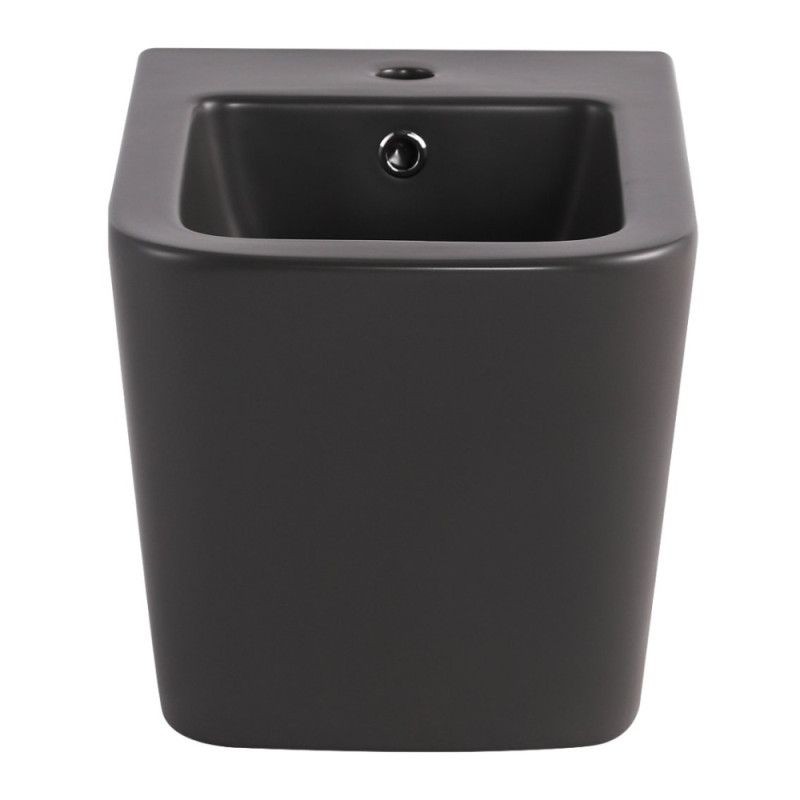 Біде підвісне Qtap Tern 520x350x330 мм, Anthracite QT17551303GAN