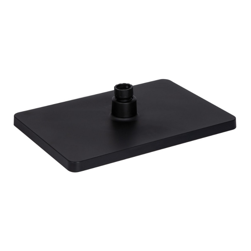 Лійка для верхнього душу Qtap Hlavova 280x190 мм прямокутна QTHLA107BLM45947 Black Matt