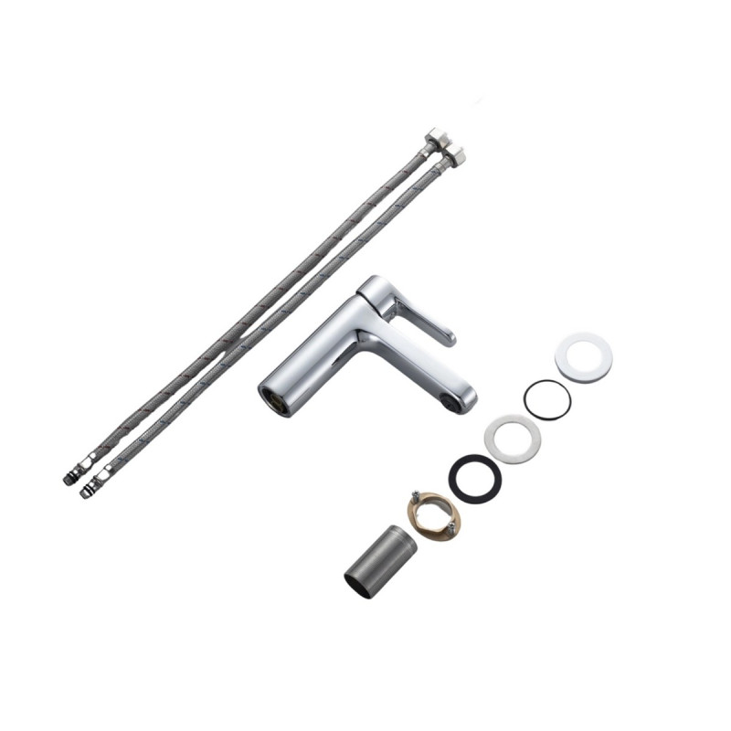 Смеситель латунный для раковины Lidz Astra 001F (k35) LDAST001FCRM48085 Chrome