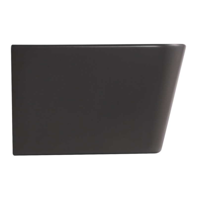 Біде підвісне Qtap Tern 520x350x330 мм, Anthracite QT17551303GAN