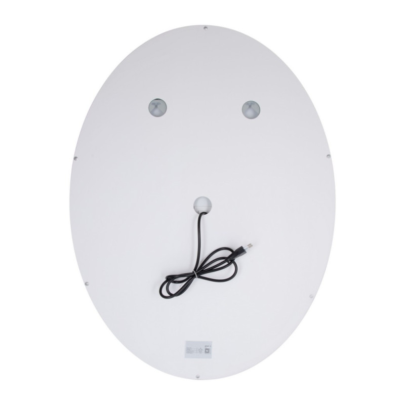 Дзеркало Qtap Mideya (DC-F801) 600х800 з LED-підсвічуванням Touch, з антизапотіванням, димером QT2078F801W