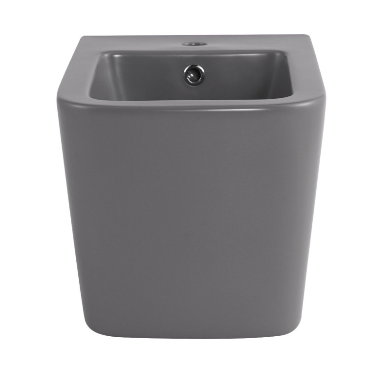 Біде підвісне  Qtap Tern 520x350x330 мм, Stone grey QT17551303GSG