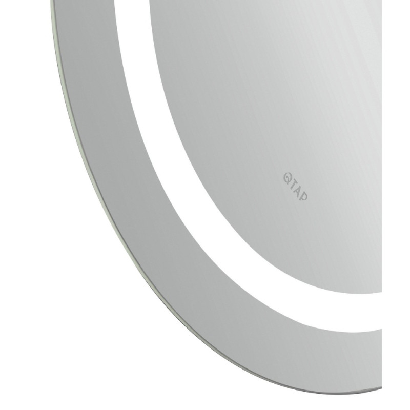 Дзеркало Qtap Gemini 600х800 з LED-підсвічуванням Touch, з антизапотіванням, з димером, рег. темп. кольору (3000-6500K) Reverse QT2578R6080