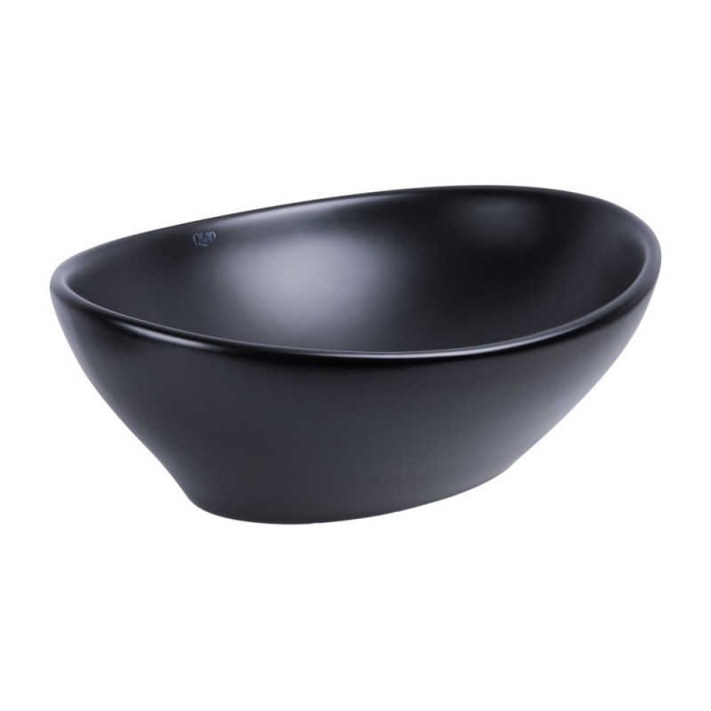 Раковина-чаша Qtap Dove 415x340x140 Matt black QT06116062AMB