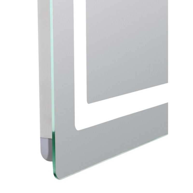 Дзеркало Lidz Kubis 700х800 з LED-підсвічуванням Touch, з антизапотіванням, з димером, рег. яскравості LD78LF9047080