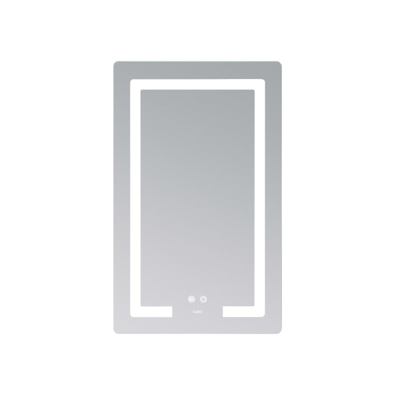 Дзеркало Lidz Kubis (KU2) 500х800 з LED-підсвічуванням Touch, з антизапотіванням, з димером, рег. яскравості LD78LF936508048448