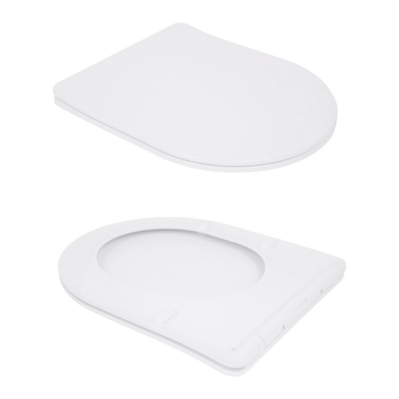 Унітаз підвісний Qtap Swan безободковий Ultra Quiet з сидінням Soft-close QT16335179W