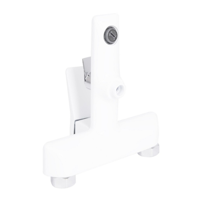 Змішувач для ванни Qtap Presto (з душовим гарнітуром) QTPRE259CRW45579 Chrome/White