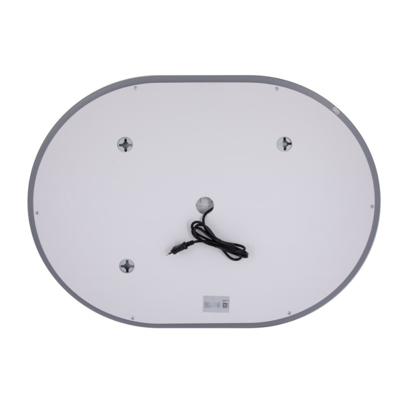Дзеркало Qtap Gemini 600х800 з LED-підсвічуванням Touch, з антизапотіванням, з димером, рег. темп. кольору (3000-6500K) Reverse QT2578R6080
