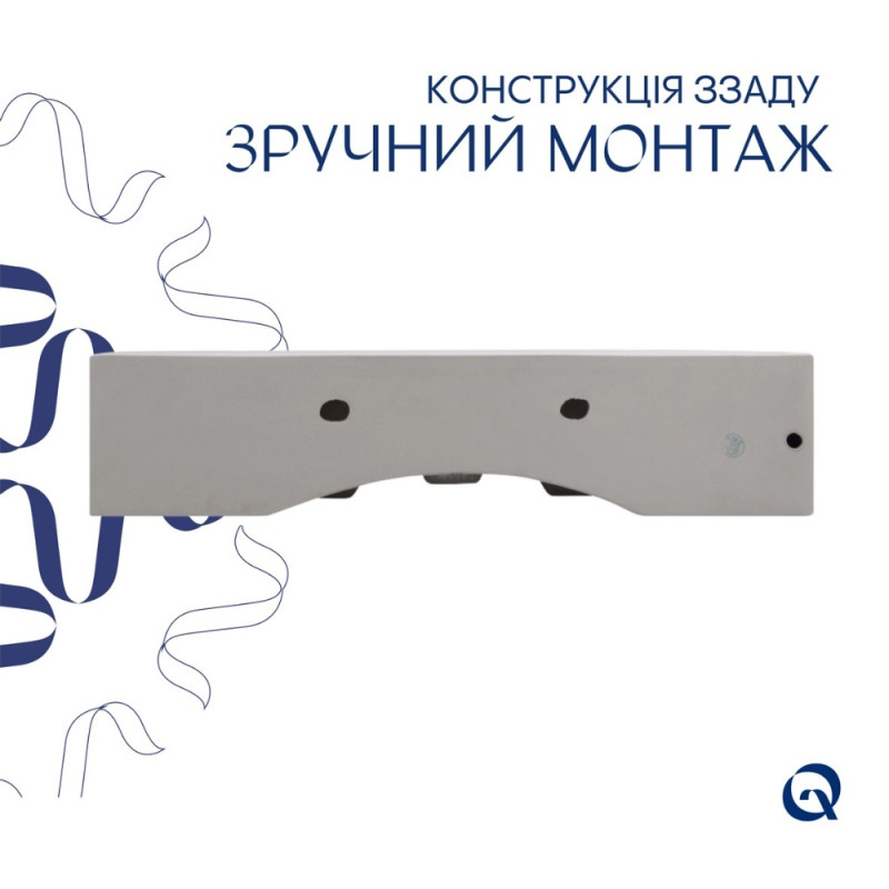 Раковина Qtap Nando LT 610х420х140 White QT12116146W