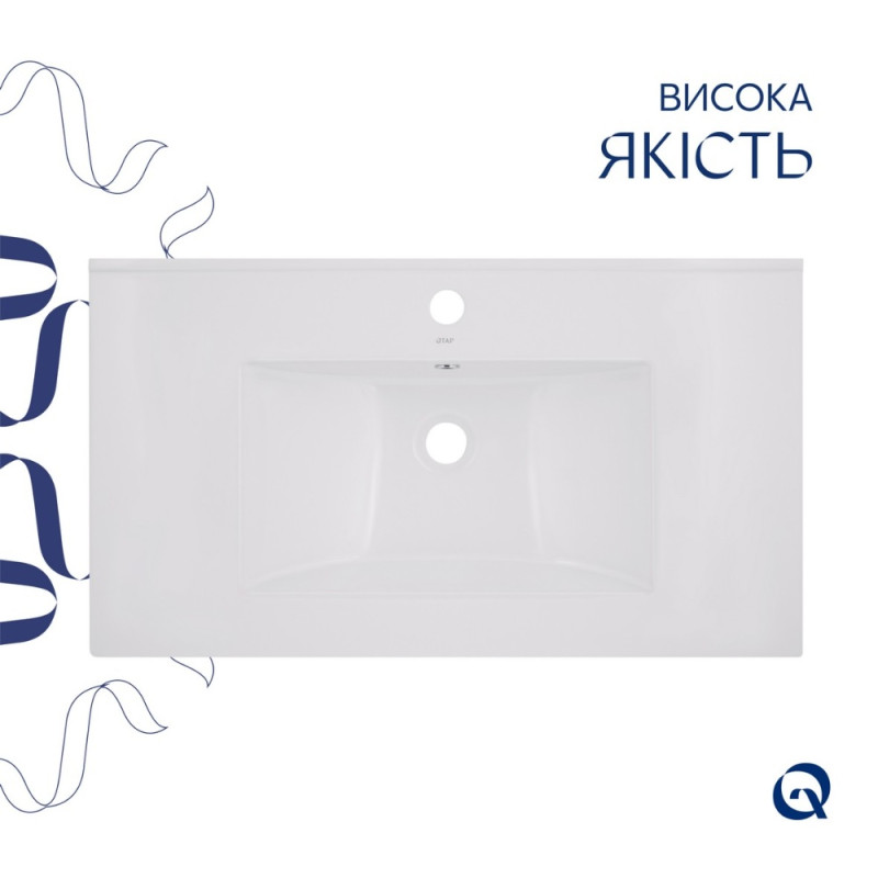 Раковина Qtap Albatross  820х460х180 White QT01113080CW1