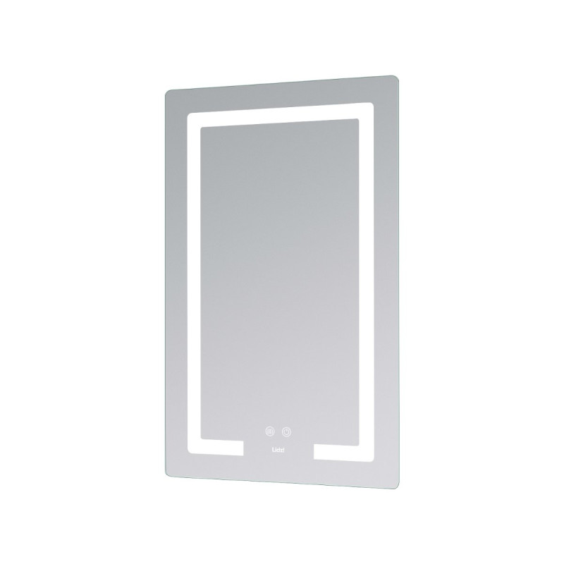 Дзеркало Lidz Kubis (KU2) 500х800 з LED-підсвічуванням Touch, з антизапотіванням, з димером, рег. яскравості LD78LF936508048448