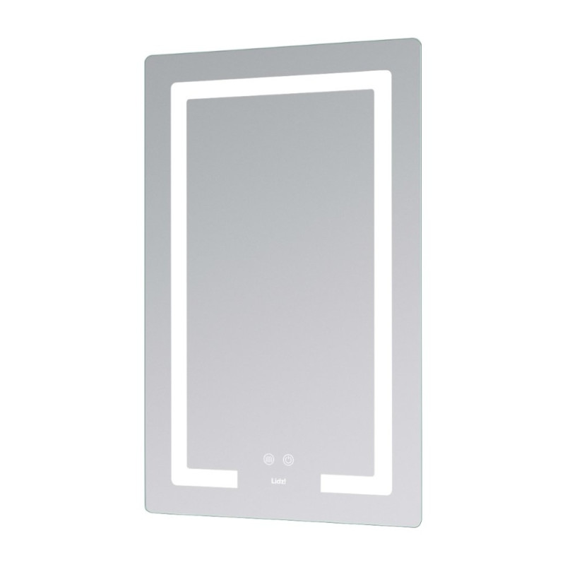 Дзеркало Lidz Kubis (KU2) 500х800 з LED-підсвічуванням Touch, з антизапотіванням, з димером, рег. яскравості LD78LF936508048448