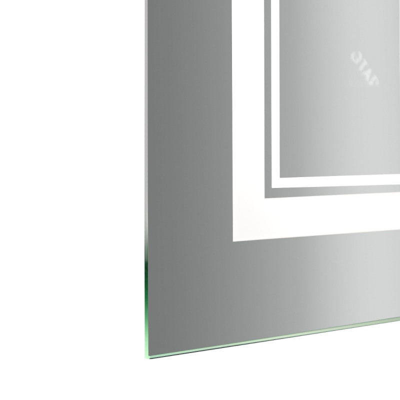 Дзеркало Qtap Cardinal (CA1) 800х600 з LED-підсвічуванням Touch, з антизапотіванням, з димером, рег. темп. кольору (3000-6500K) Reverse QT0478C8060