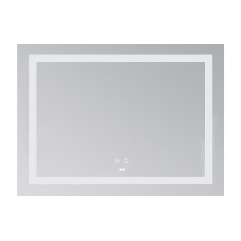 Дзеркало Lidz Kubis (KU1) 700х500 з LED-підсвічуванням Touch, з антизапотіванням, з димером, рег. яскравості LD78LF90448485