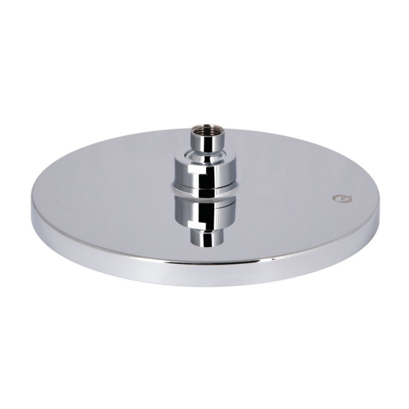 Лійка для верхнього душу Qtap Hlavova D 230 мм округла QTHLA107CRM45787 Chrome/White