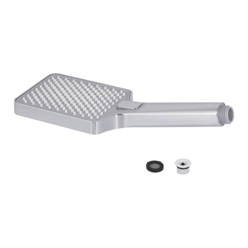 Лейка для ручного душа Qtap Rucni 140x95 мм прямоугольная QTRUC125CRM45958 Chrome
