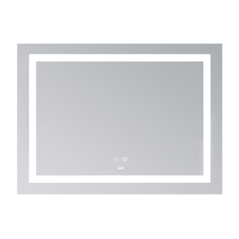 Дзеркало Lidz Kubis (KU1) 700х500 з LED-підсвічуванням Touch, з антизапотіванням, з димером, рег. яскравості LD78LF90448485